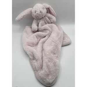 Pink Bunny Rabbit Lovey Security Blanket Plush Oeko Tex Baby Toy Comfort